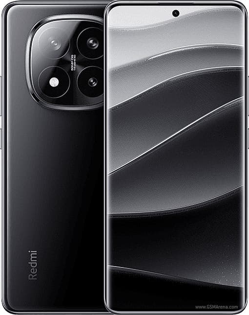 Xiaomi Redmi Note 14 Pro+ 5G shown from the front and back
