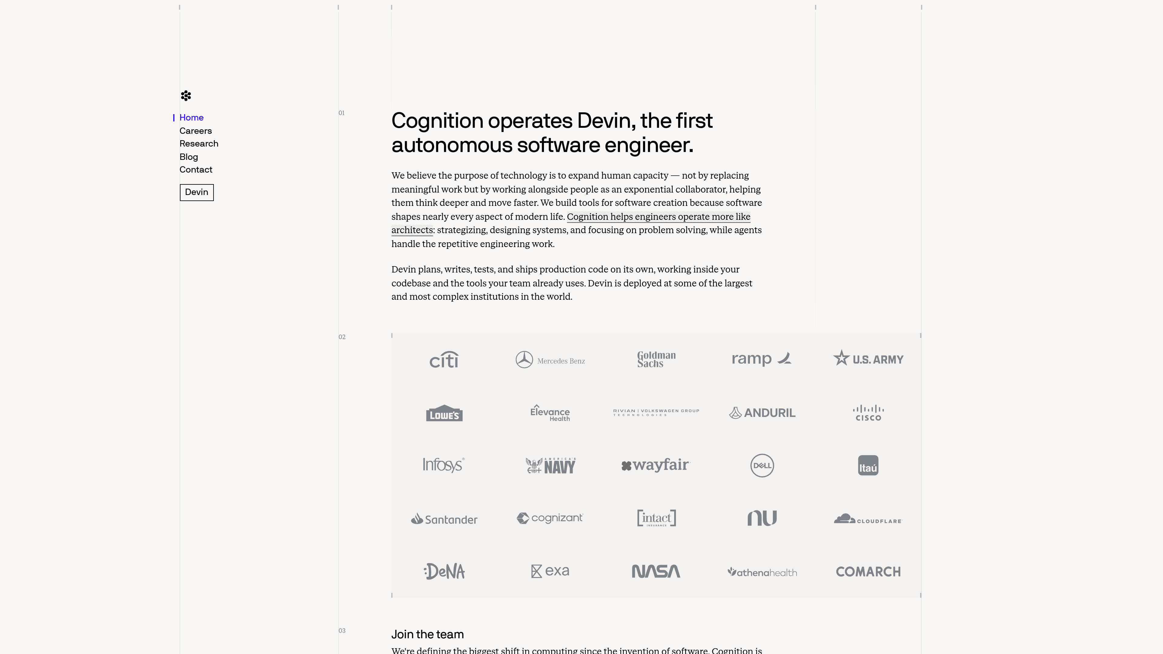 Cognition — Devin