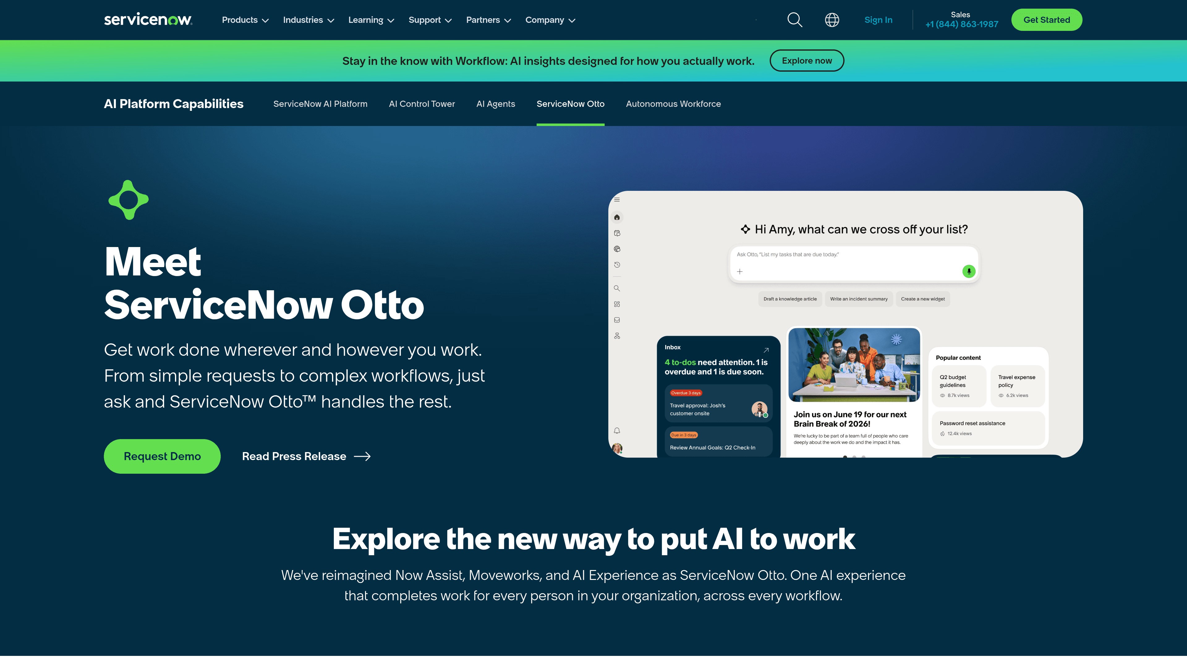 ServiceNow — Otto / Now Assist