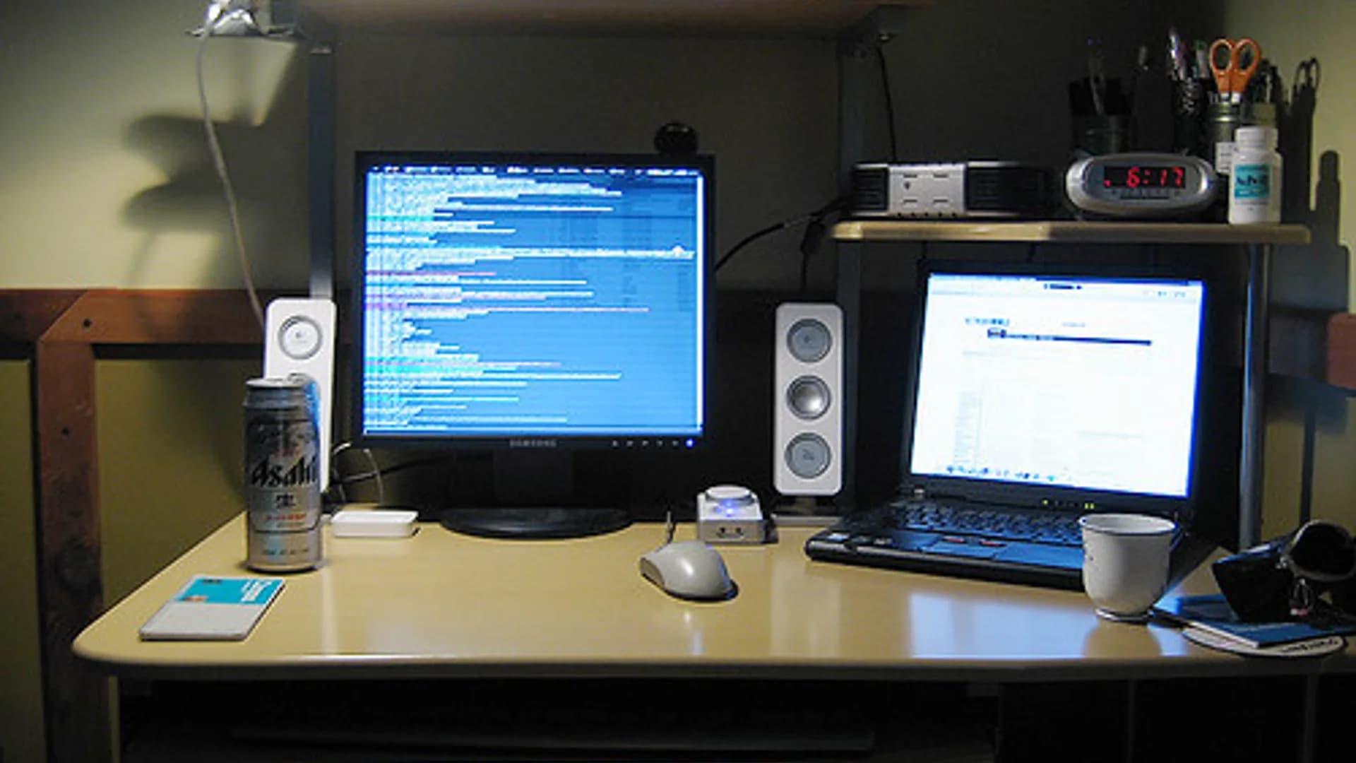 Dell UltraSharp 27 4K U2723QE monitor on an adjustable stand on a tidy office desk